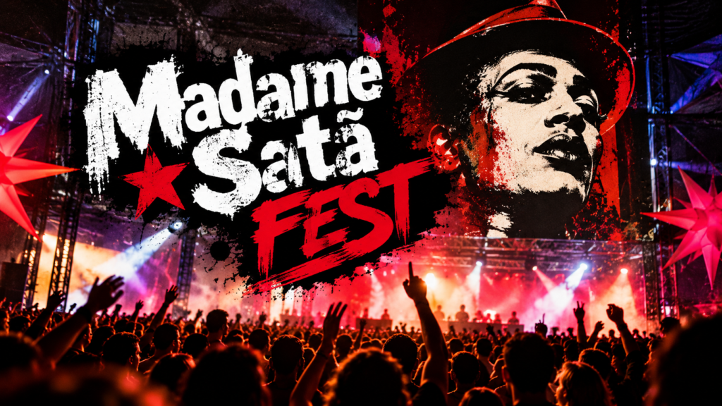 Madame Satã Fest com público em festival de música e cultura alternativa