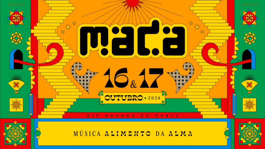 Cartaz do MADA Festival 2026 em Natal, destacando a programação e os artistas confirmados