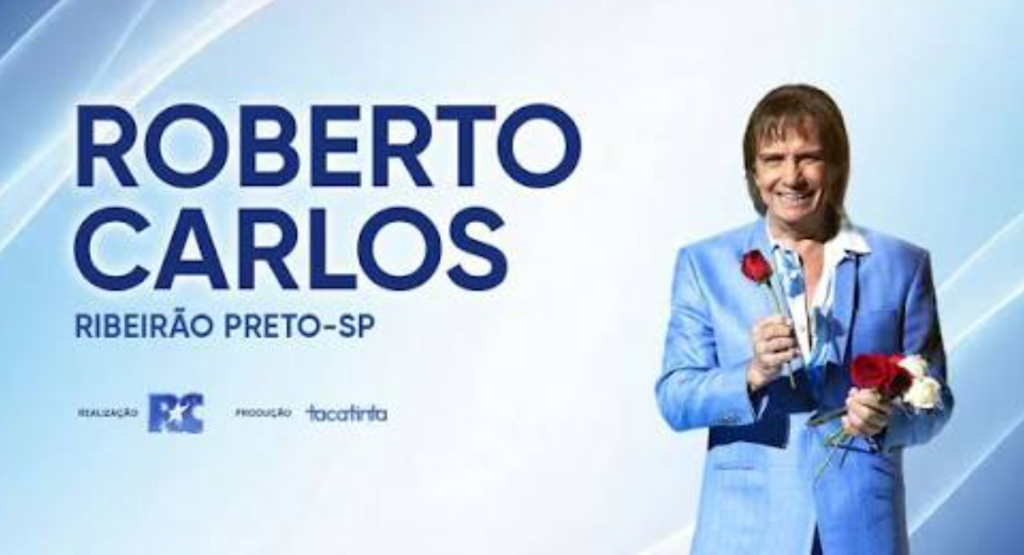 Roberto Carlos se apresentando no Multiplan Hall em Ribeirão Preto