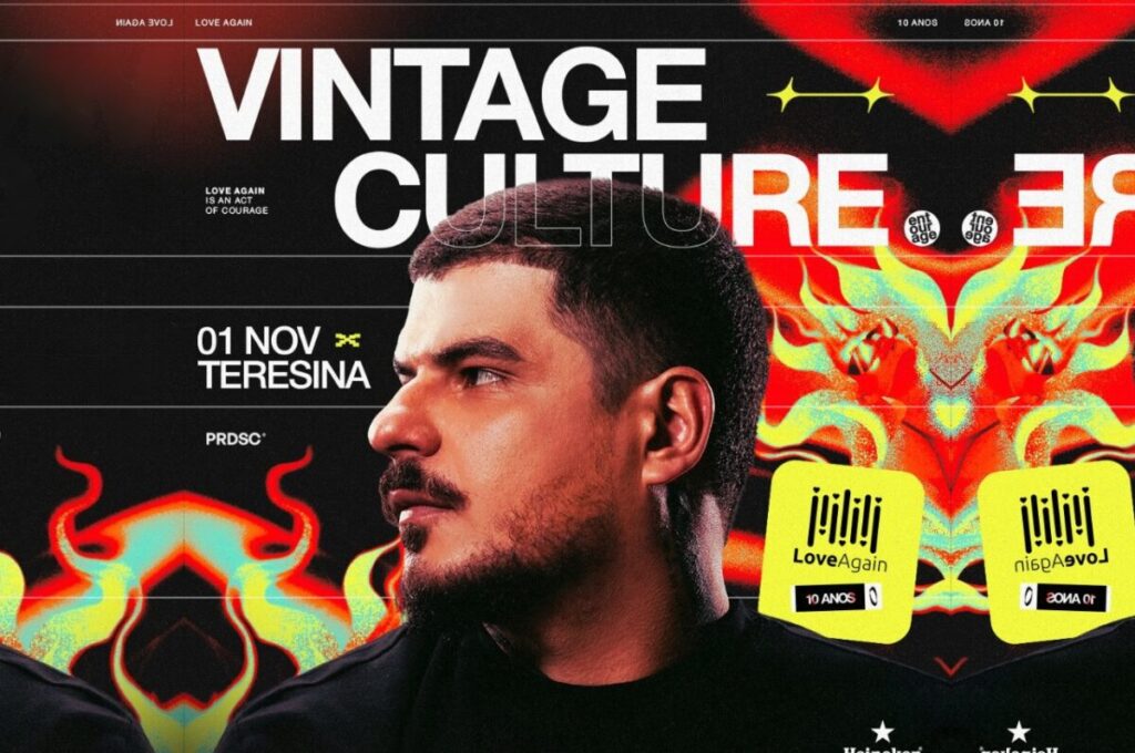 Festa Love Again Vintage Culture em Teresina com Vintage Culture como atração principal